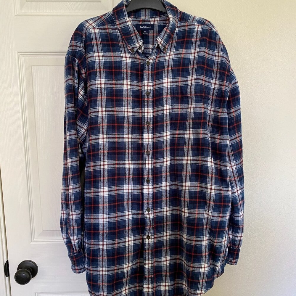 Super Soft Men's Flannel Shirt XL